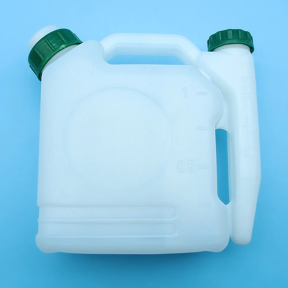 2 Bouteilles Mélange Huile 600ml - Pour Tronçonneuse, Débroussailleuse - Nylon Précis - 2 Temps