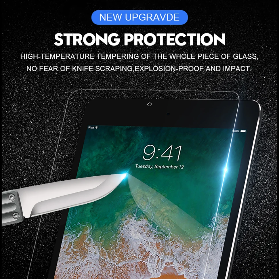9D Full Coverage Tempered Glass Flim For Samsung Galaxy Tab S5e S4 S3 S2 Screen Protector For Galaxy Tab A 10.1 2019 10.5 2018 (3)