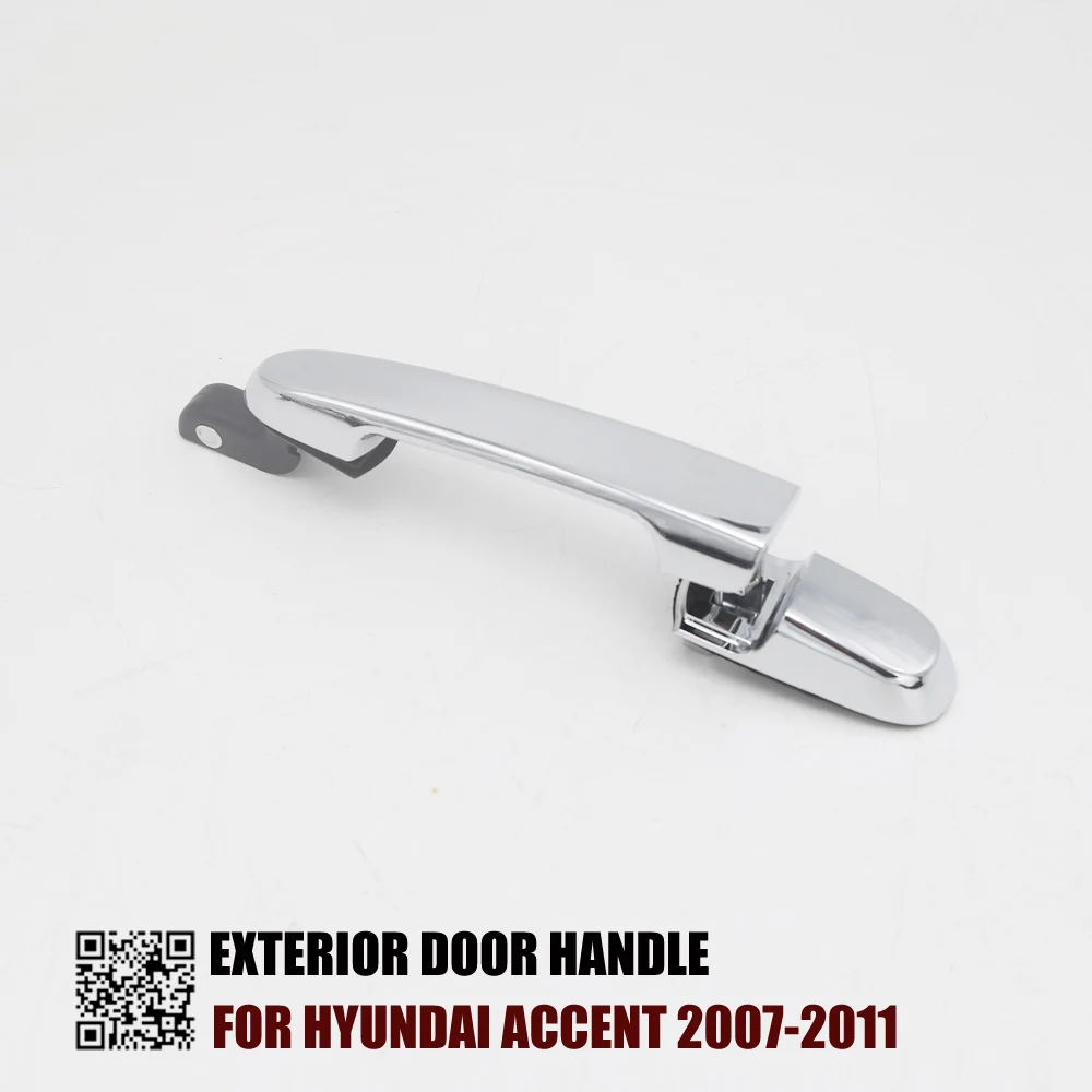 

EXTERIOR DOOR HANDLE CHROME FOR HYUNDAI ACCENT 2007-2011 2007 2008 2009 2010 2011 RL:83650-1E000 RR:83660-1E000 FL:82650-1E000