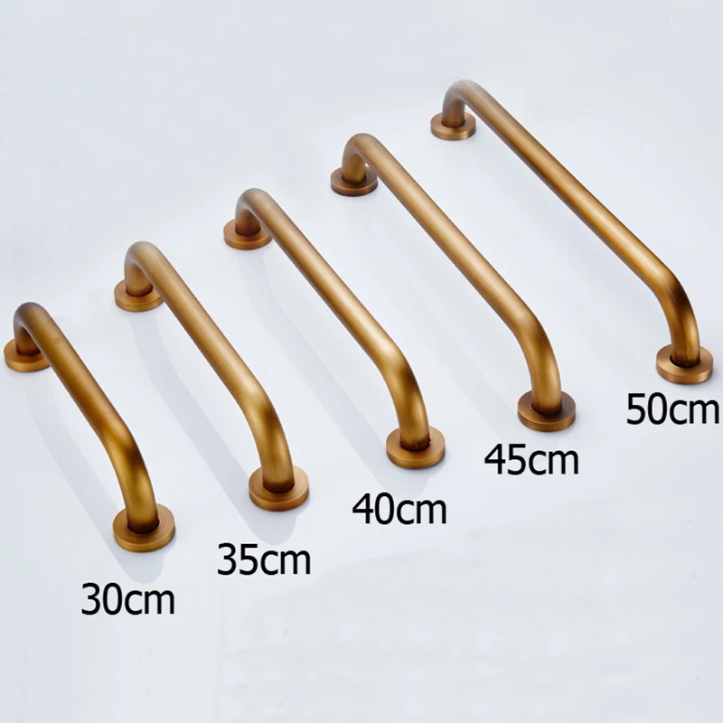 Antique 3050cm bathroom non slip grab bars, 4 Color towel bars or safety grab bars, Copper