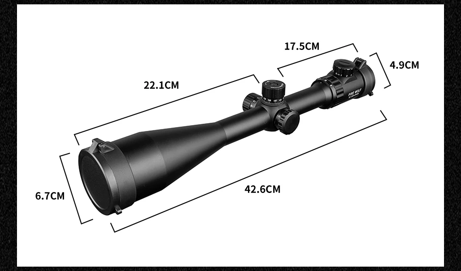 FIRE WOLF 8-32X56E Red Dot Green Sniper Scope компактные охотничьи прицелы с 20 мм/11 мм рельсовыми креплениями пневматическая винтовка с оптическим прицелом