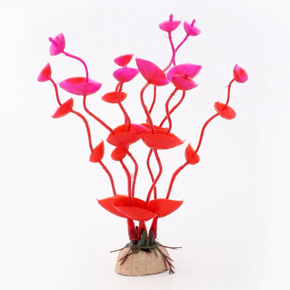 Title 14, 1 Pcs Fish Tank Artificial Aquarium Plants Wate...
