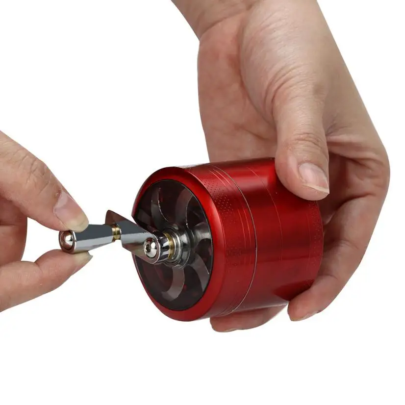 Grinder Weed Metal 4 layer Hand Shake Herbal Herb Tobacco Herb Grinder