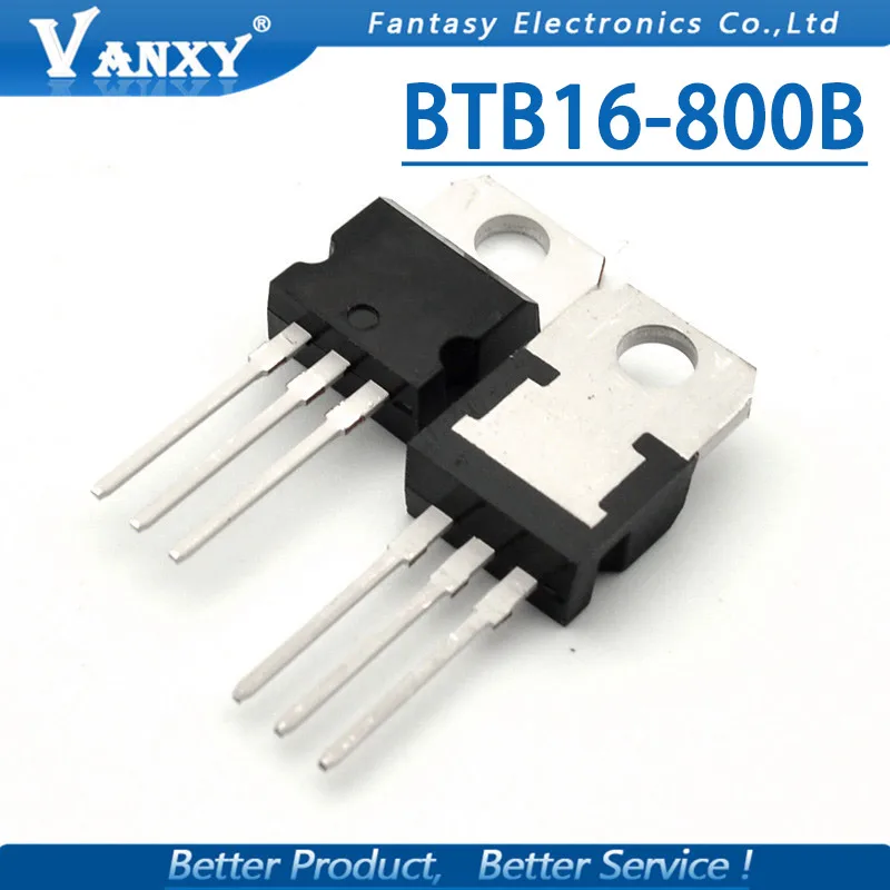 

10pcs BTB16-800B TO-220 BTB16-800 TO220 BTB016 new original