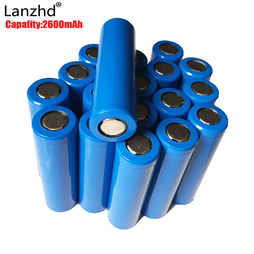 10 шт. литий ионные аккумуляторы 18650 в 3 7 мАч|li-ion battery|battery 3.7vbattery li-ion |