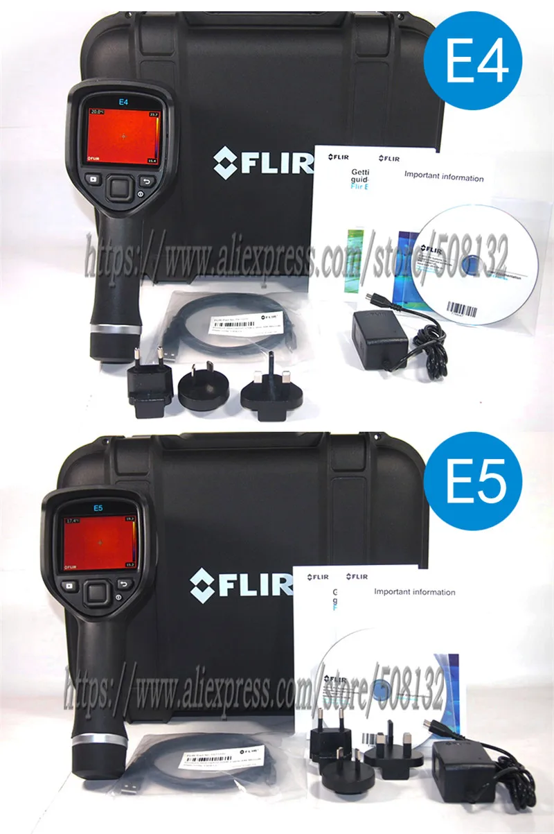 FLIR E5 тепловизионная камера с MSX новые гарантией Wi Fi разрешение 120X120 бесплатная