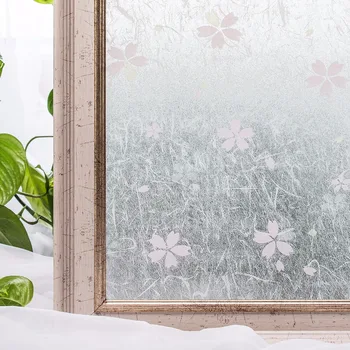 

CottonColors Window Films No-Glue 3D Static Decorative Privacy Colorful PVC Waterproof Window Stickers 3Ft X 6.5Ft 90 x 200cm