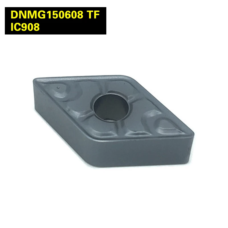 10 шт внешние инструменты токарные DNMG150608 TF IC908/IC907 карбидная вставка для токарного