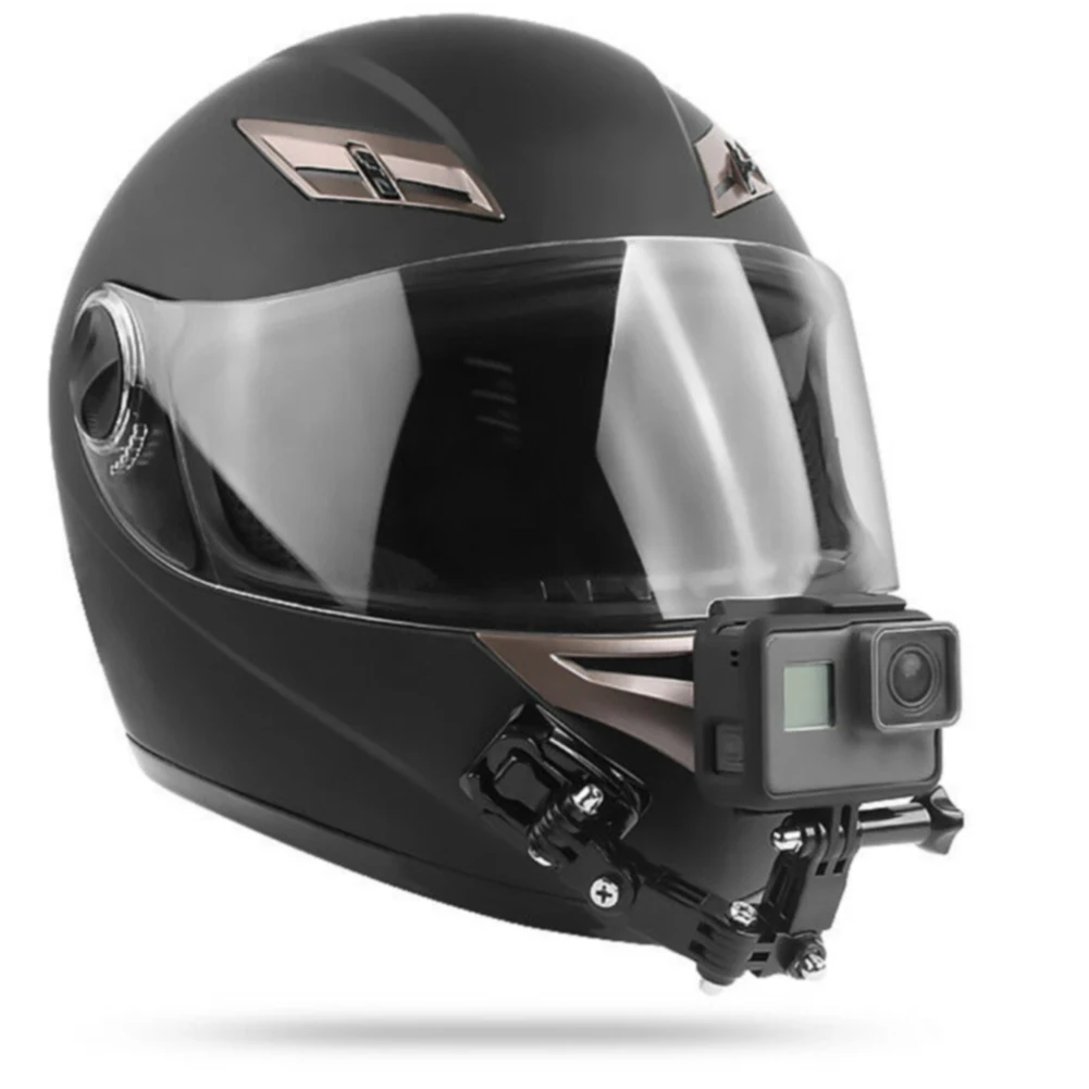 Мотоциклетный шлем подбородок полное лицо прочное крепление маленький Регулируемый легкий фиксированный кронштейн набор аксессуаров для камеры для Gopro Hero