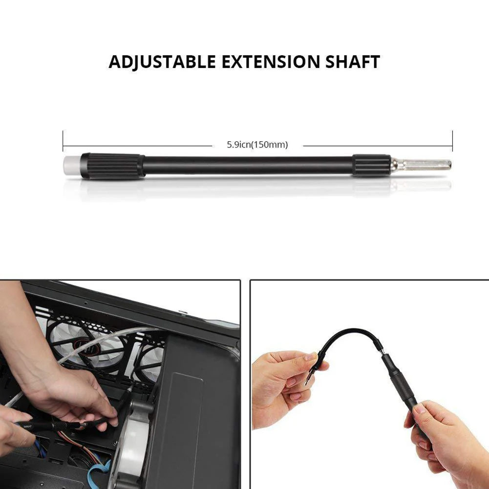 

76Pcs/Set Magnetic Screwdriver Kit Professional Repair Tools with Bag for Phone Game Console Tablet MJJ88