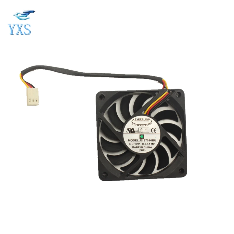 R127010BU DC 12V 0.45A 7010 70*70*10mm 7cm 4 Wires Cooling Fan|fan fan ...