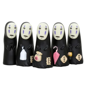 

Anime Spirited Away No Face Man Vinyl Action Figure Miyazaki Hayao Anime Kaonashi Model 8cm Decoration Doll Kid Toy