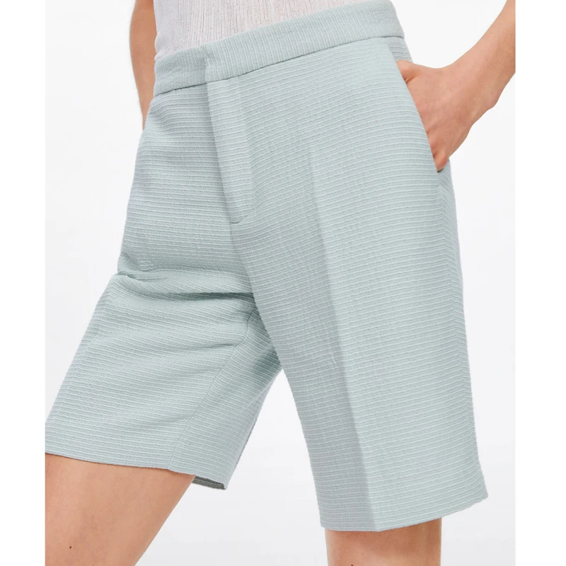 

New Style Solid Color Slim Shorts Women Fashion High Waist Shorts Women Vintage Cute Shorts Female Ladies DG03
