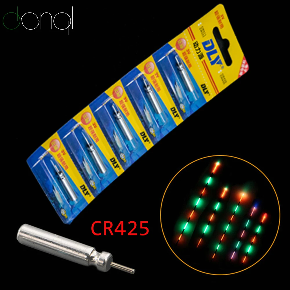 

Battery Electronic CR425 Fishing Floats Lithium Pin Battery Night Luminous Float Flotador Pesca Fishing Tackle Tools Accessories