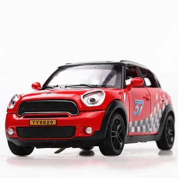 

KD 1/32 Alloy Model MINI Cars 6 Doors Open # TY8920B Toys &Collective Vehicle Model Car W/Light& Music