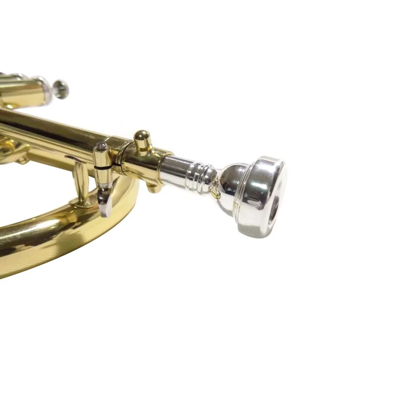Bb Flugelhorn с оболочкой мундштук желтый латунный флюgelhorn музыкальные инструменты|brass