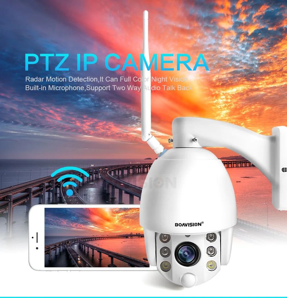 01 Wifi PTZ IP Camera 