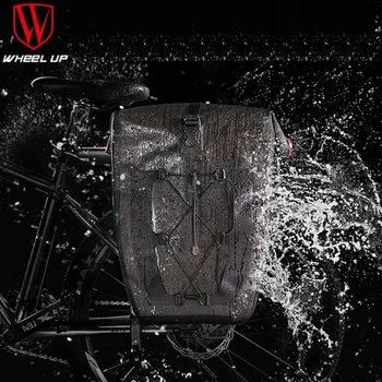 

Waterproof Bicycle Rear Seat Trunk Bag 27L Bike Saddle Panniers Bicycle Pannier Rear Seat Bike Bag for Cycling Saddle Bag