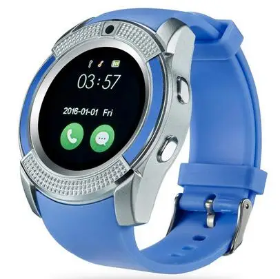 V8 Smart Watch Clock support Sim TF Card Camera Bluetooth Connectivity for IOS Android Phone font