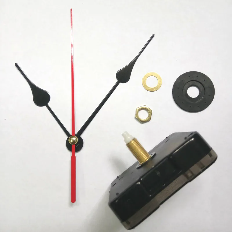 

Wholesale 100 set Fashion style Quartz Clock Movement for Clock Mechanism Repair DIY clock parts accessories shaft 20mm