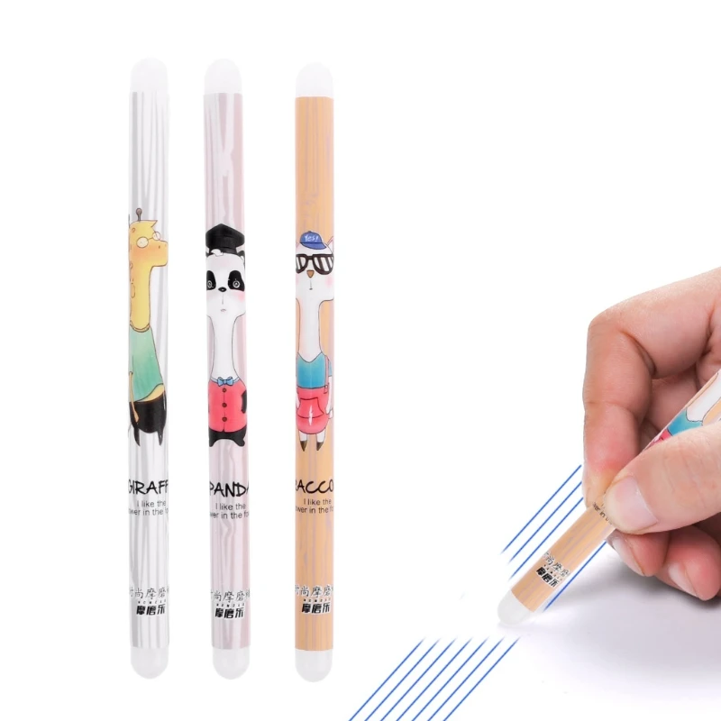 

Creative Cartoon Animal Silicon Double Head Friction Eraser For Erasable Gel Pen