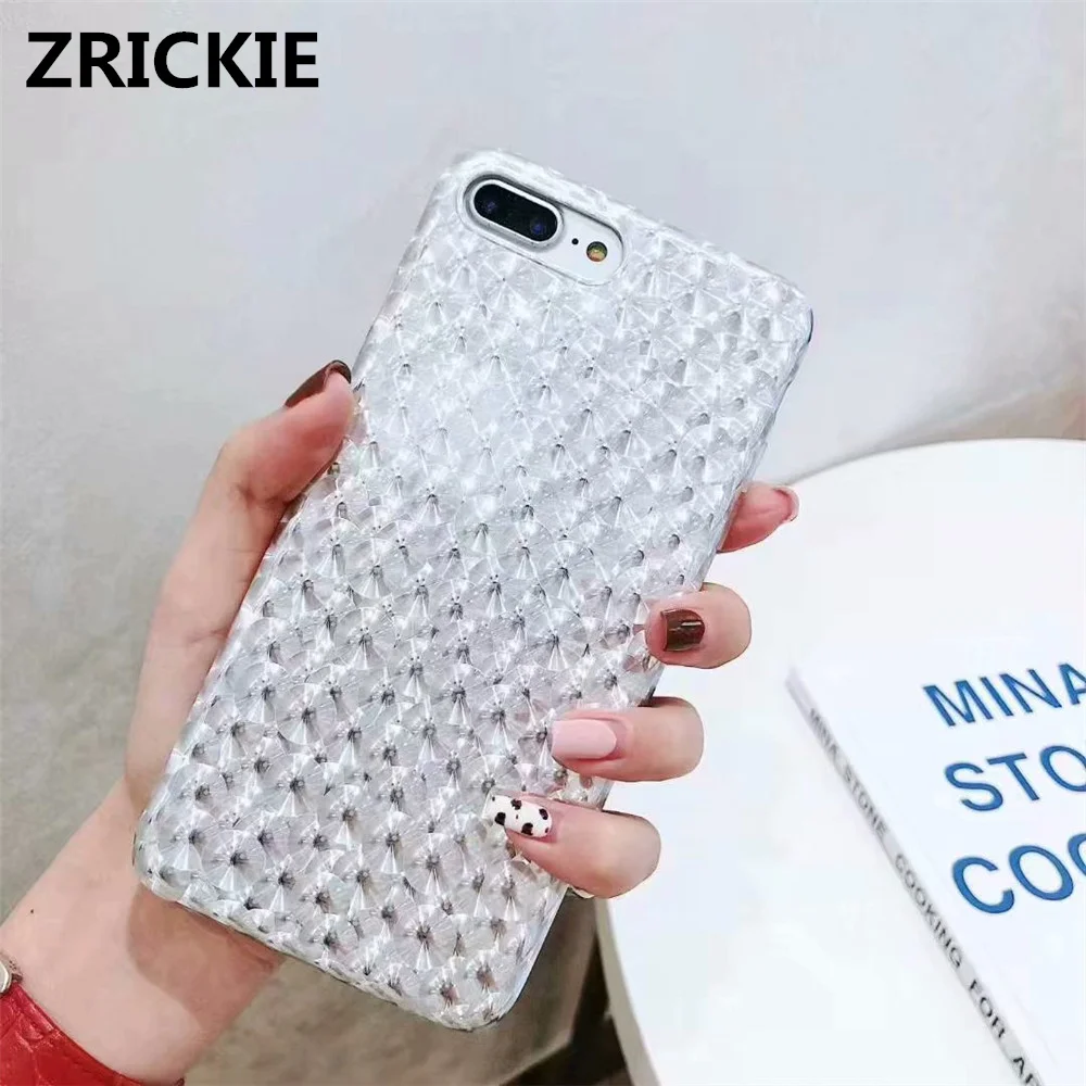 

ZRICKIE Luxury Shiny 3D Pattern Soft TPU Case for iPhone X XS 6 7 8 Plus Silicone Slim Back Cover for iPhone XS Max/XR Fundas