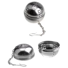 Нержавеющая сталь в форме яйца чайники заварочный Фильтр Блокировка специй мяч