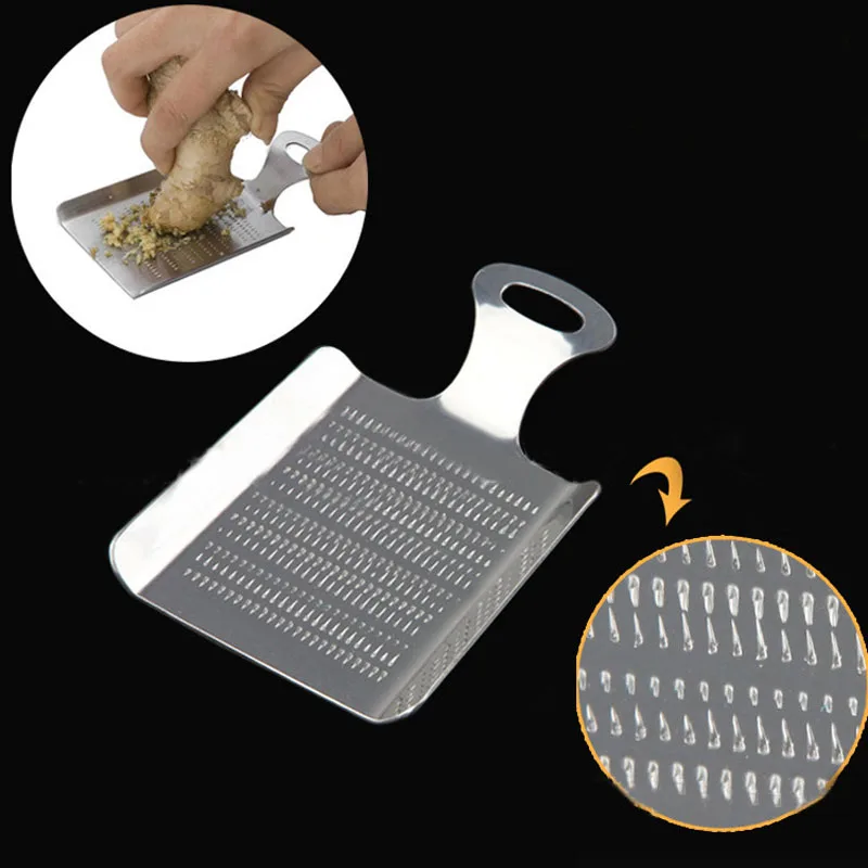 garlic press stainless steel garlic grater dicer ginger mash slicer spice mincer kitchen help