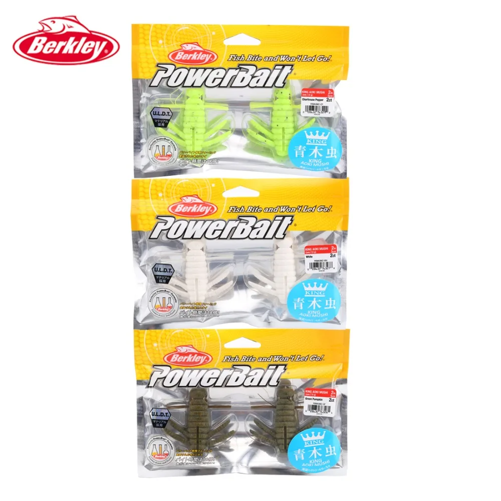 Бренд Berkley PowerBait 2in 5 см PBMKAM2 3 цвета 2 шт./лот swimbait приманки рыболовные снасти