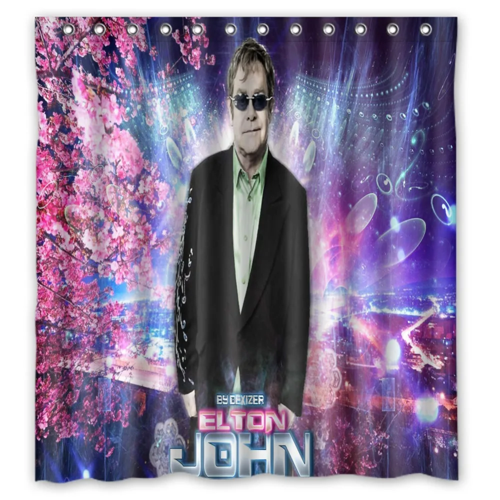 66x72 Elton John Shower Curtain 72x72 inch Dragon Ball Z Bleach Fairy