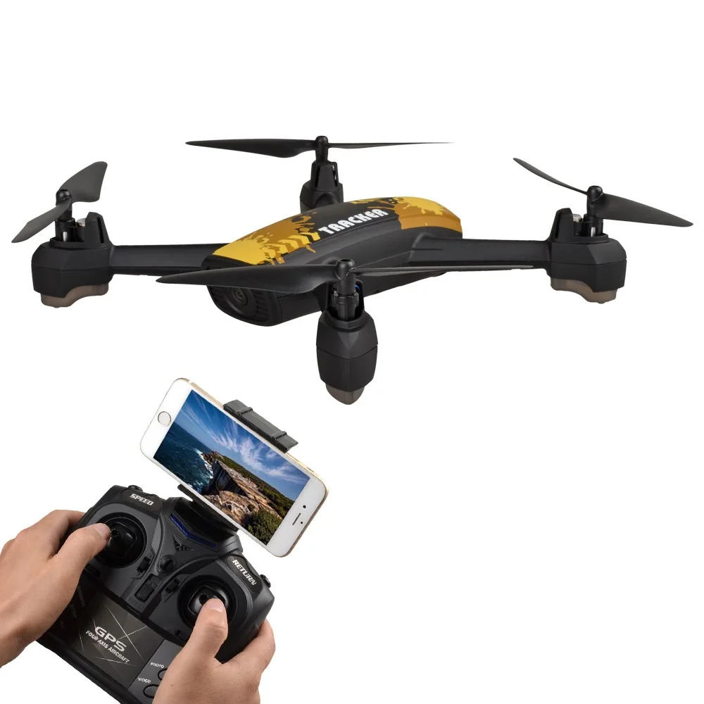Профессиональный радиоуправляемый Дрон с GPS JXD518 2 4G 4CH Wi Fi FPV удержание высоты