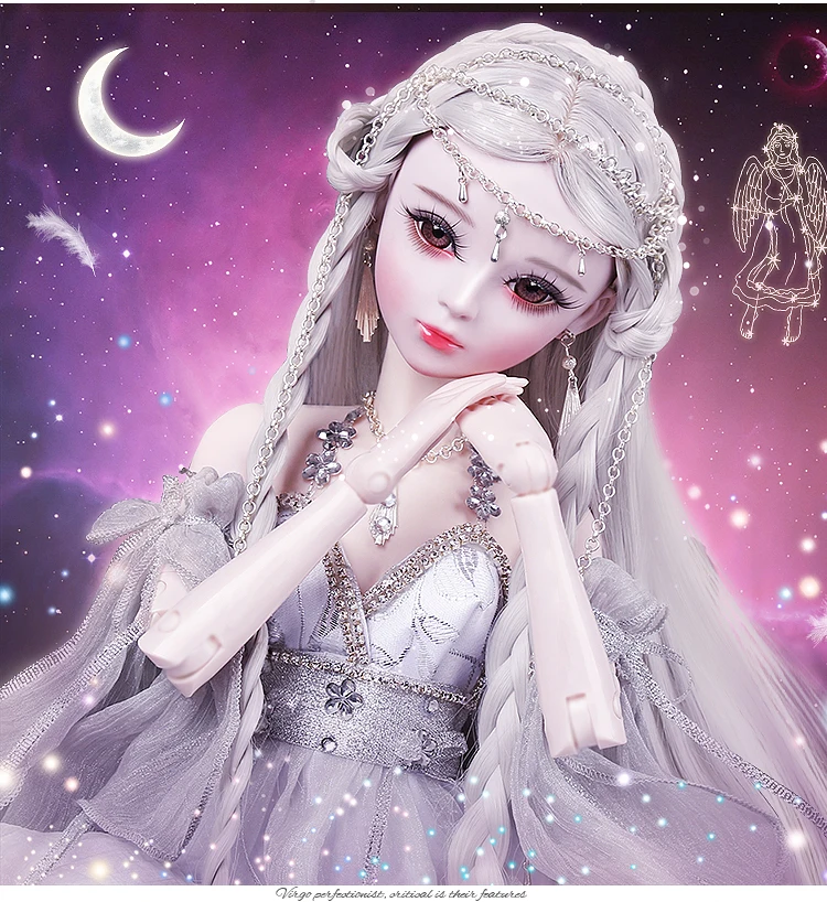 60 см ручной работы Bjd 1/3 куклы 12 Зодиак Телец/Дева/Скорпион 23 шарнирные SD Куклы Игрушки для девочек для детей на день рождения Рождественский подарок