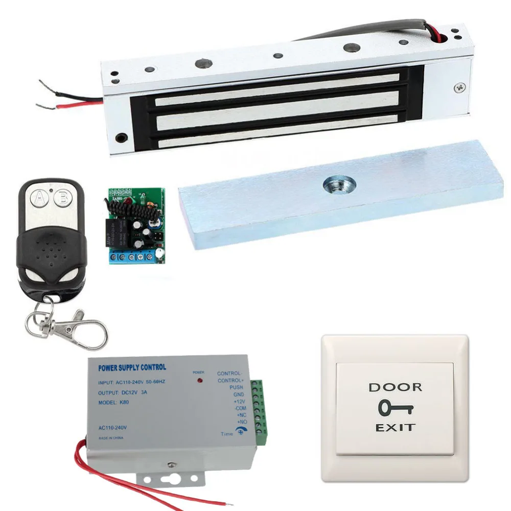 Online Hom Wired 7 pulgadas Video puerta teléfono sistema de entrada 1 Monitor + 1 cámara de acceso RFID + bloqueo magnético eléctrico envío gratis