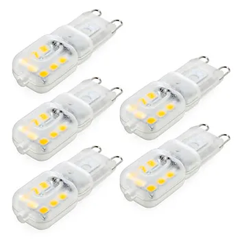 

4W G9 LED Bi-pin Lights 14 SMD 2835 300-360 lm Warm White / Cool White AC 220-240 V 360 Degree corn led (5PCS)