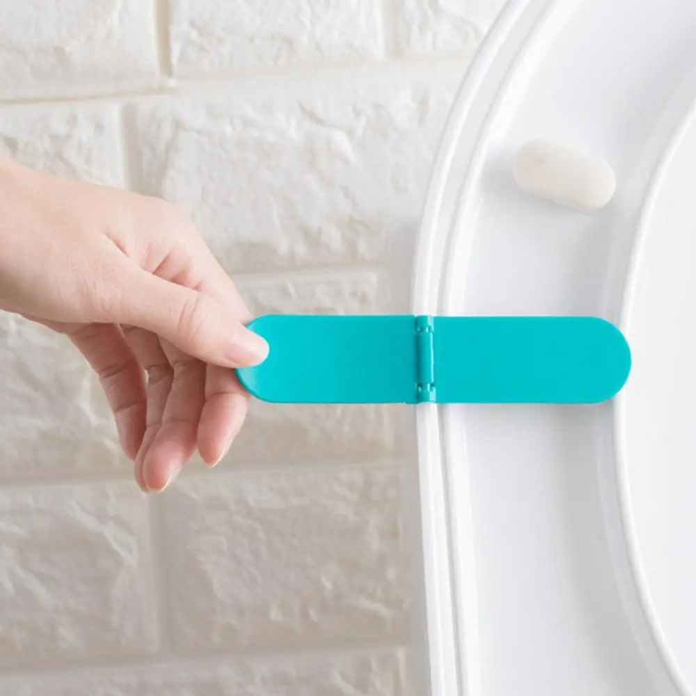 New Brand Portable Foldable Small Toilet Seat Cover Lifter Sanitary Closestool Seat Cover Lift Handle for Travel Home Bathroom