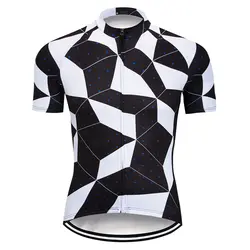 Лидер продаж Vélo Для мужчин; короткий рукав MTB футболка для езды на велосипеде модные узор дышащая одежда для езды на велосипеде