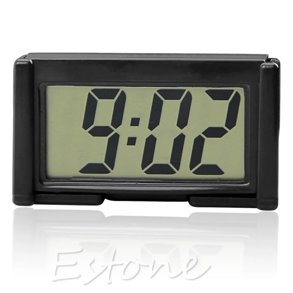 Interior Car Auto Desk Dashboard Digital Clock in the car LCD Screen Self-Adhesive Bracket Interior Car Auto Desk Dashboard Digital Clock in the car LCD Screen Self-Adhesive Bracket