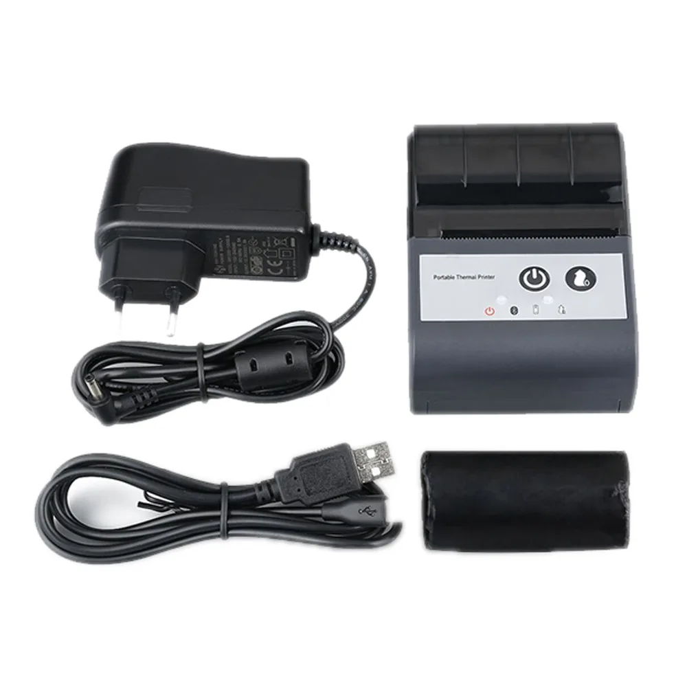Чековый билетный Bluetooth тепловой портативный принтер HCC-T2P DC-5V