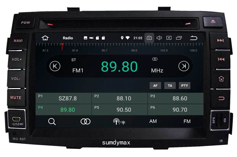 Excellent Android 9.0 car dvd player for kia sorento 2009 2010 2011 2012 with car stereo gps nagavition headunit octa core 4G+64G 10