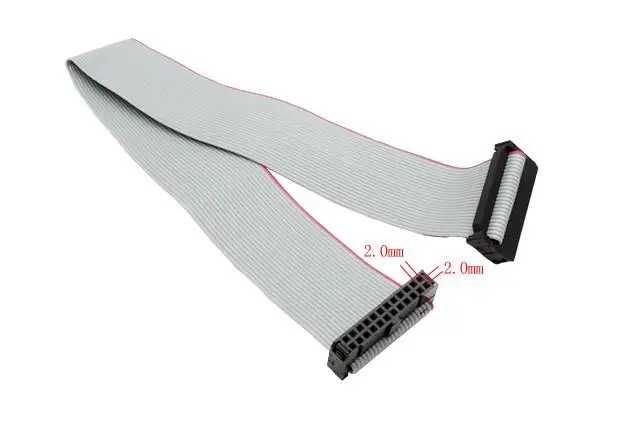 

IDC 2.0mm Pitch Gray Cable Fc6/8/10/12/14/16/20P Jtag Jlink Download Cable