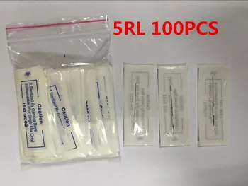 

100pcs 5RL Disposable Sterilized Tattoo Permanent Makeup Pen Machine Needles