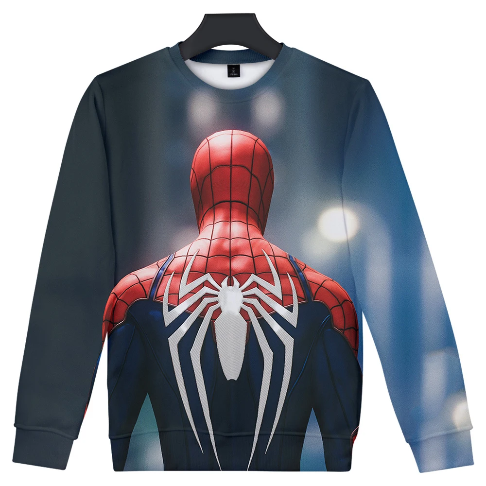 spider man far from home Streetwear Hoodies Women/Men O-Neck Long Sleeves Cotton Harajuku Print Sweatshirt Spring Hoody