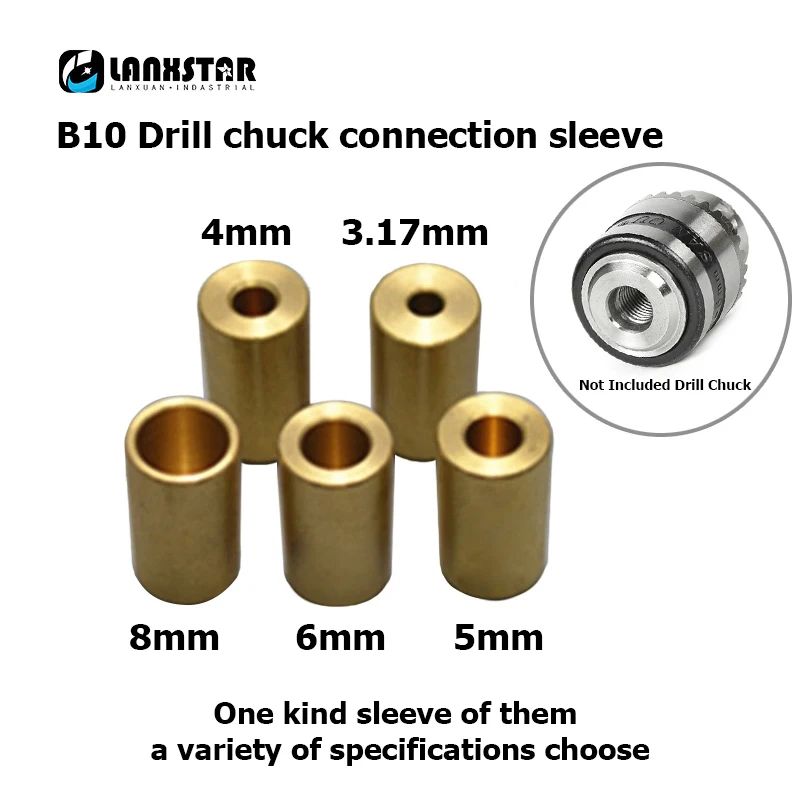 Genuine Copper B10 (0.6 6mm) Drill Chuck Connection Sleeve Connecting
