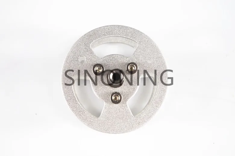 2pc driven pulley Aluminum Alloy Metal Bearing Wheel for Robot Tank Chassis Silver/Golden