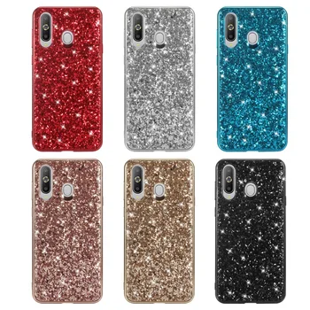 

For Samsung Galaxy A8S A9 Pro 2019 Case Cover Glitter Soft Silicone TPU Back Cases For Samsung A8 Plus Cover Case Fundas Coque