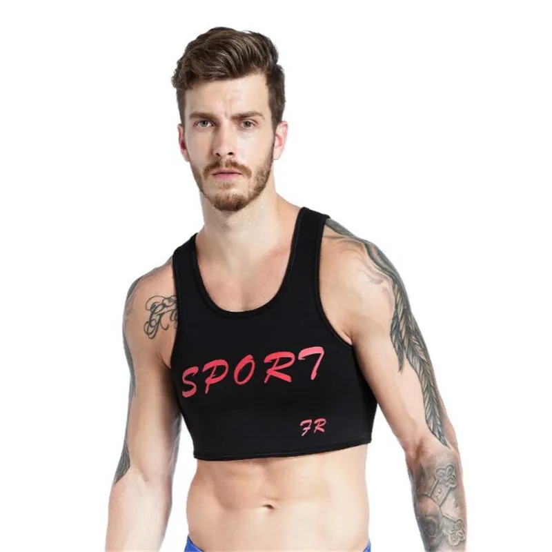 

NEW Men's Neoprene Brace Vest Chest Support Strap,Men's Tank Tops