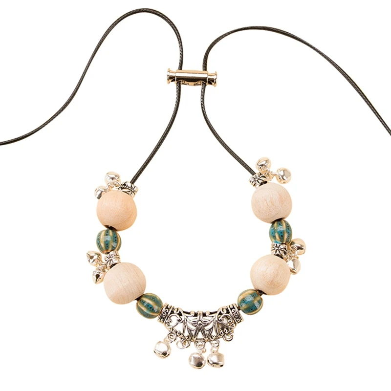 B Питомец кошачий собачий ошейник Camphor деревянный инсектицид предотвращает вшей блох ручной работы ожерелье для домашних животных противоскользящее маленькое и среднее украшение для собаки кошки - Цвет: B