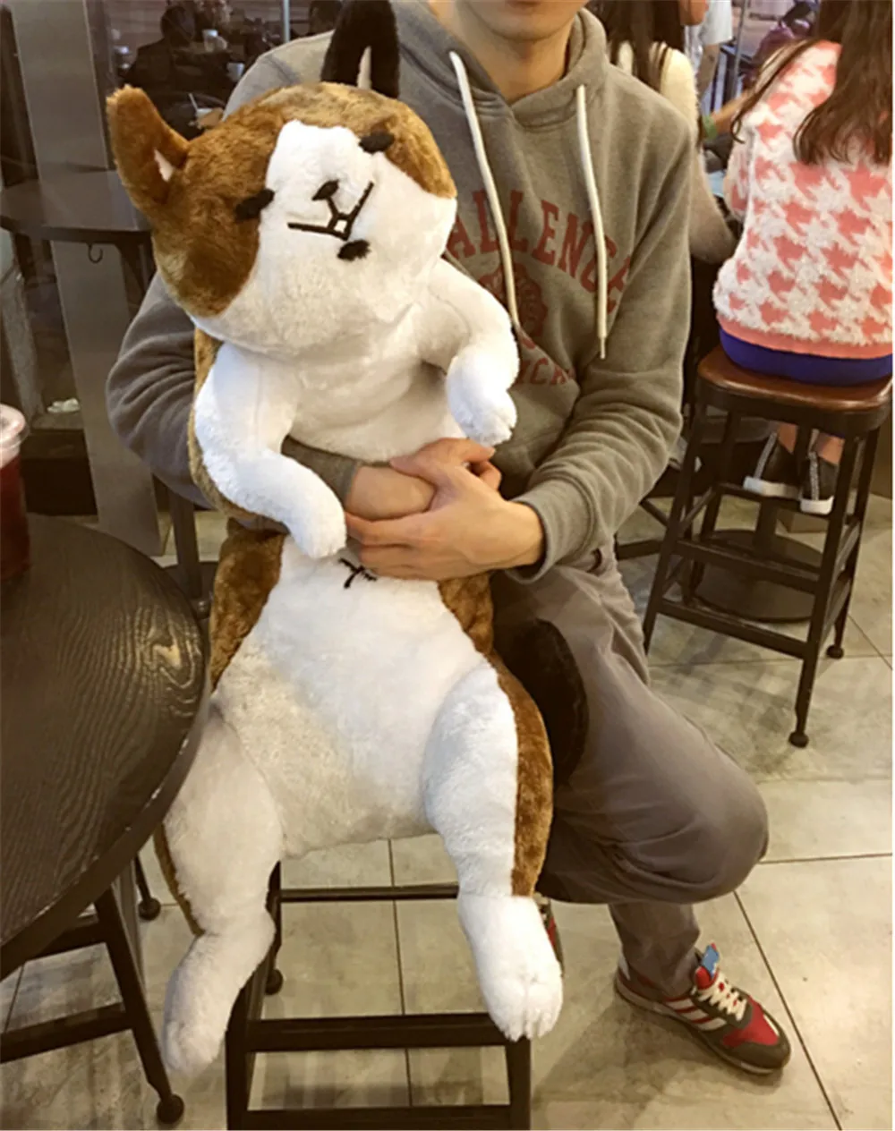 85cm Large Plush Cartoon Soft Cat Plush Pillow 33'' Big Animal Cats Stuffed Kids Play Doll Xmas Present11