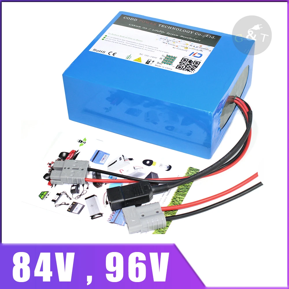 84V 96V 20AH 40AH литий-ионный аккумулятор для 1000W 2000W 3000W 4000W электрический велосипед Скутер Ebike