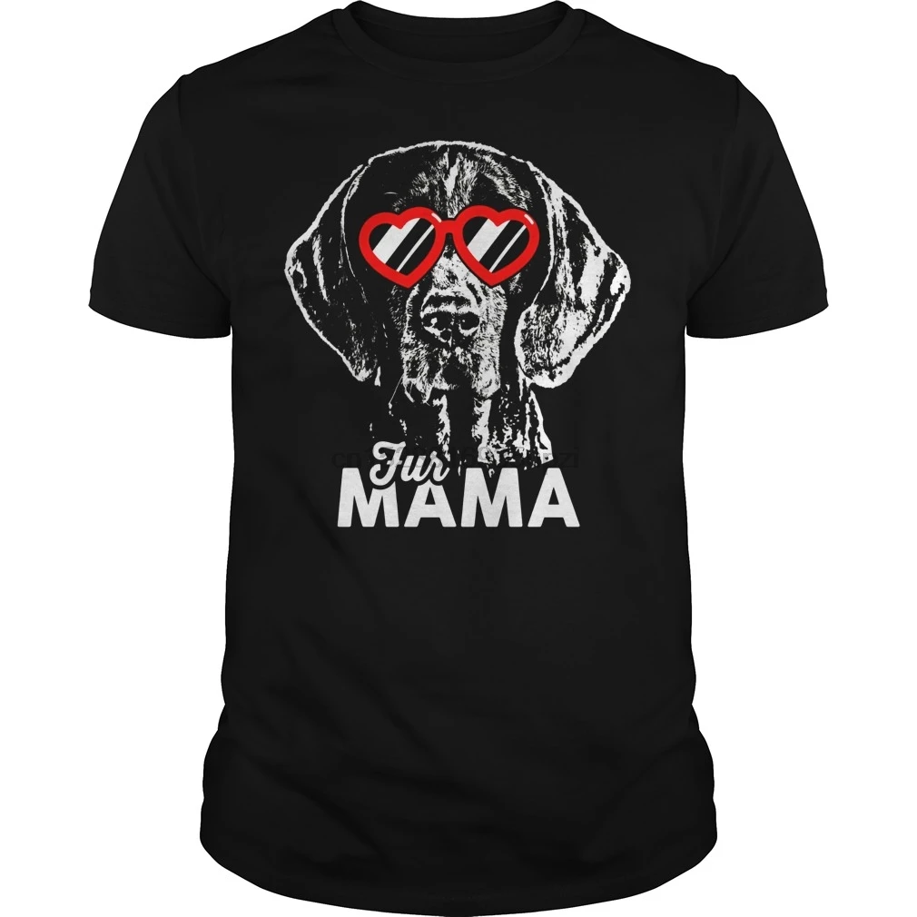 Мужская футболка с коротким рукавом милая немецкая Короткая Меховая указкой Mama